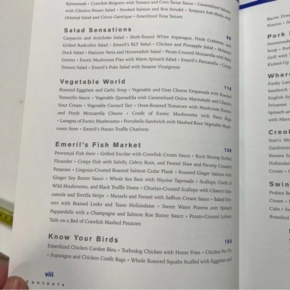 BAV *B3G1 Emeril's TV Dinners‎ Hardcover 1st Edition Emeril Lagasse Cookbook